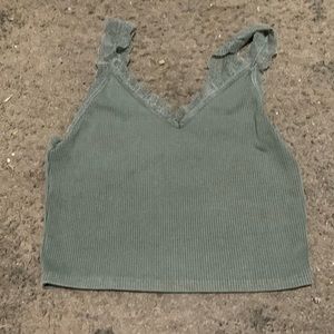 American eagle cropped tank top